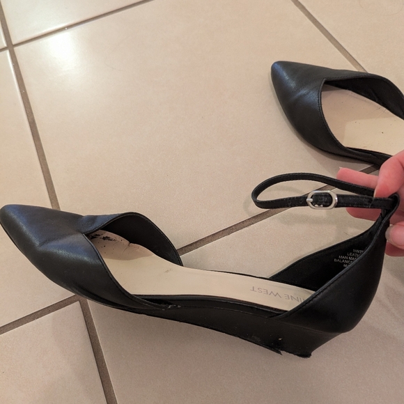 Nine West Black Mary Jane Wedge Heel - Picture 2 of 11